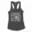 Straight Outta Mylapore Women's Racerback Tank in Solid Black Color